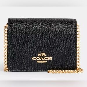 COACH MINI WALLET ON A CHAIN